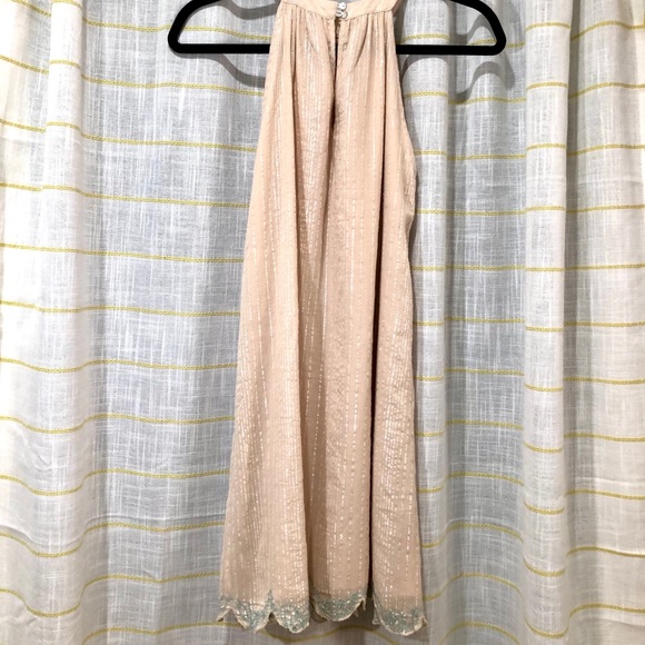 Anthropology notsoserious peachcream dress - Picture 2 of 11